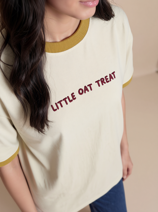 Adults Unisex Little Oats Treat Organic Tee