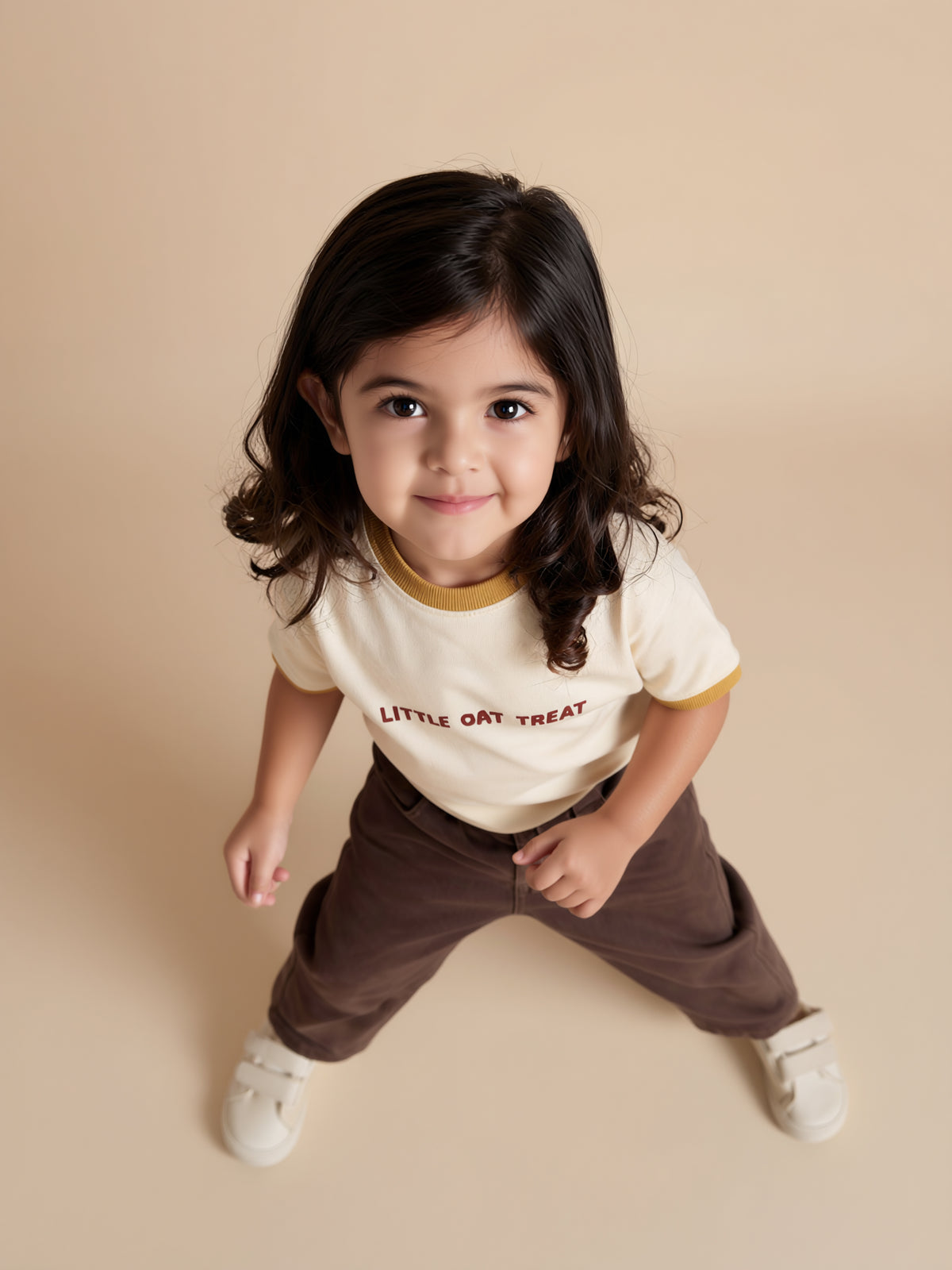 Unisex Little Oats Treat Ringer Organic Tee