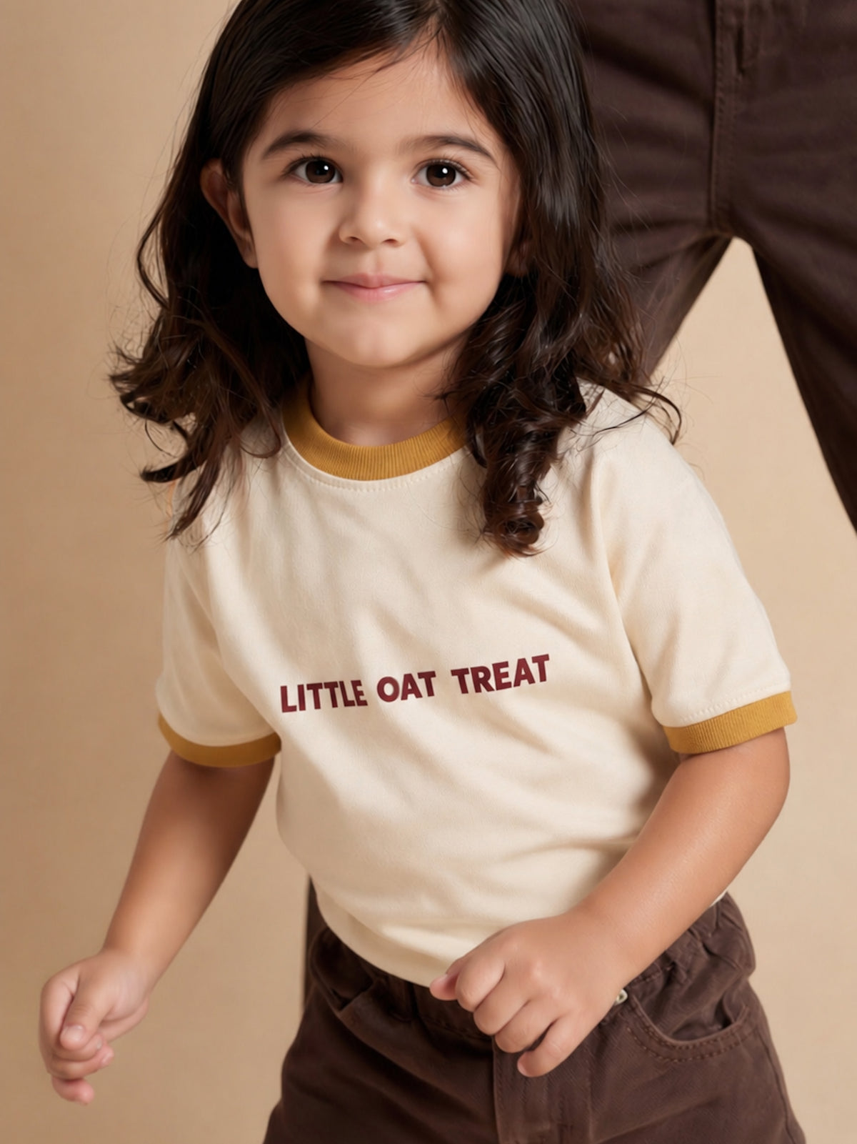 Unisex Little Oats Treat Ringer Organic Tee