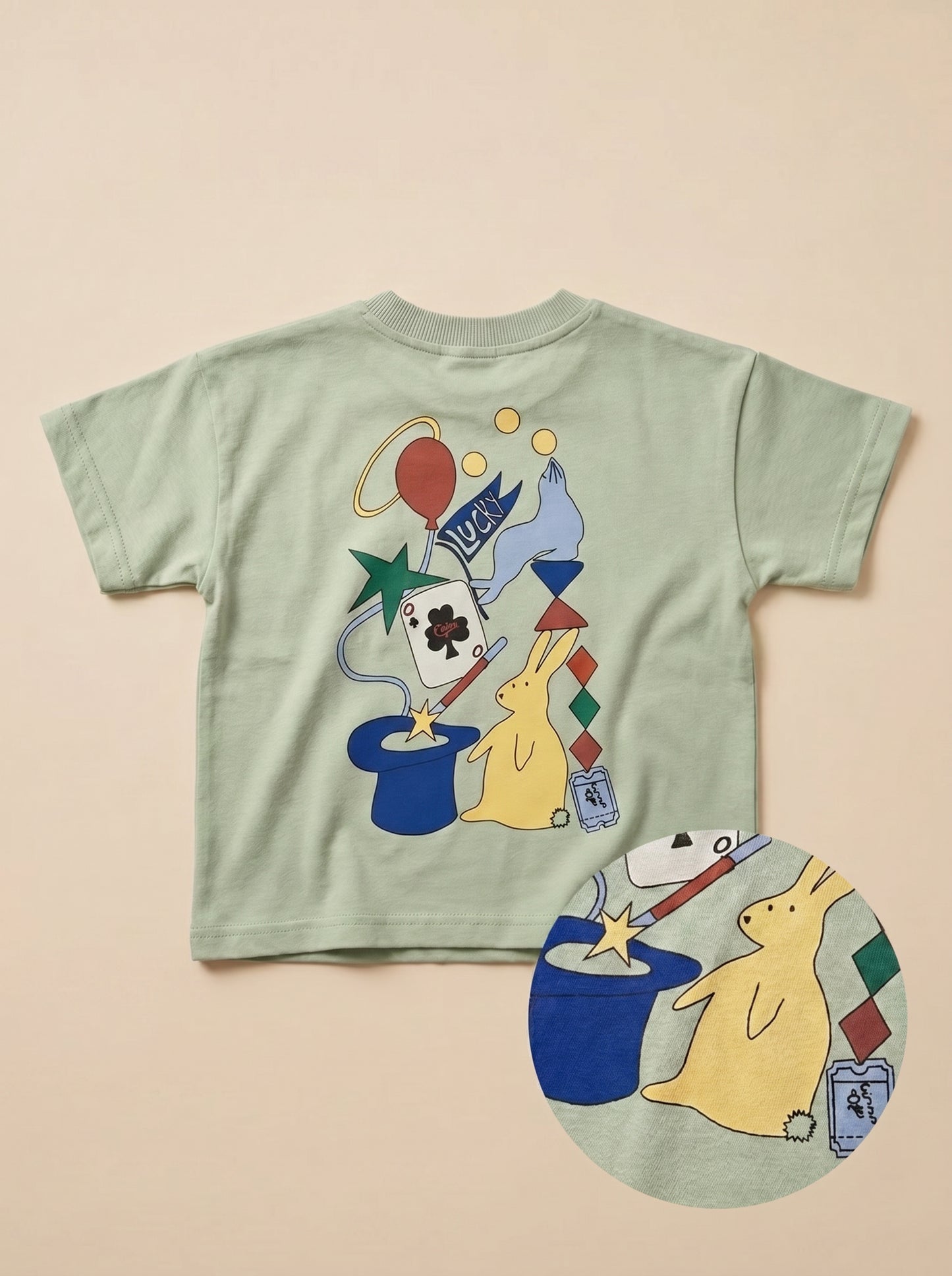 Unisex Lucky Bunny Organic Cotton Tee