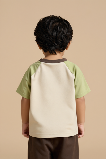 Unisex Matcha Cream Organic Cotton Tee