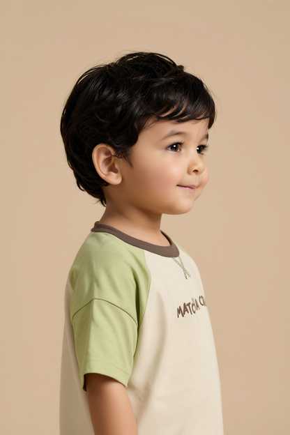 Unisex Matcha Cream Organic Cotton Tee