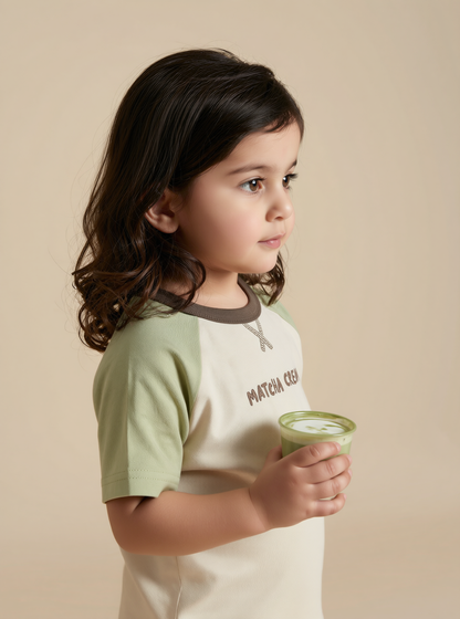 Unisex Matcha Cream Organic Cotton Tee