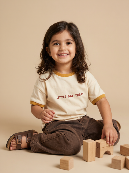 Unisex Cherry On Top Ringer Organic Tee