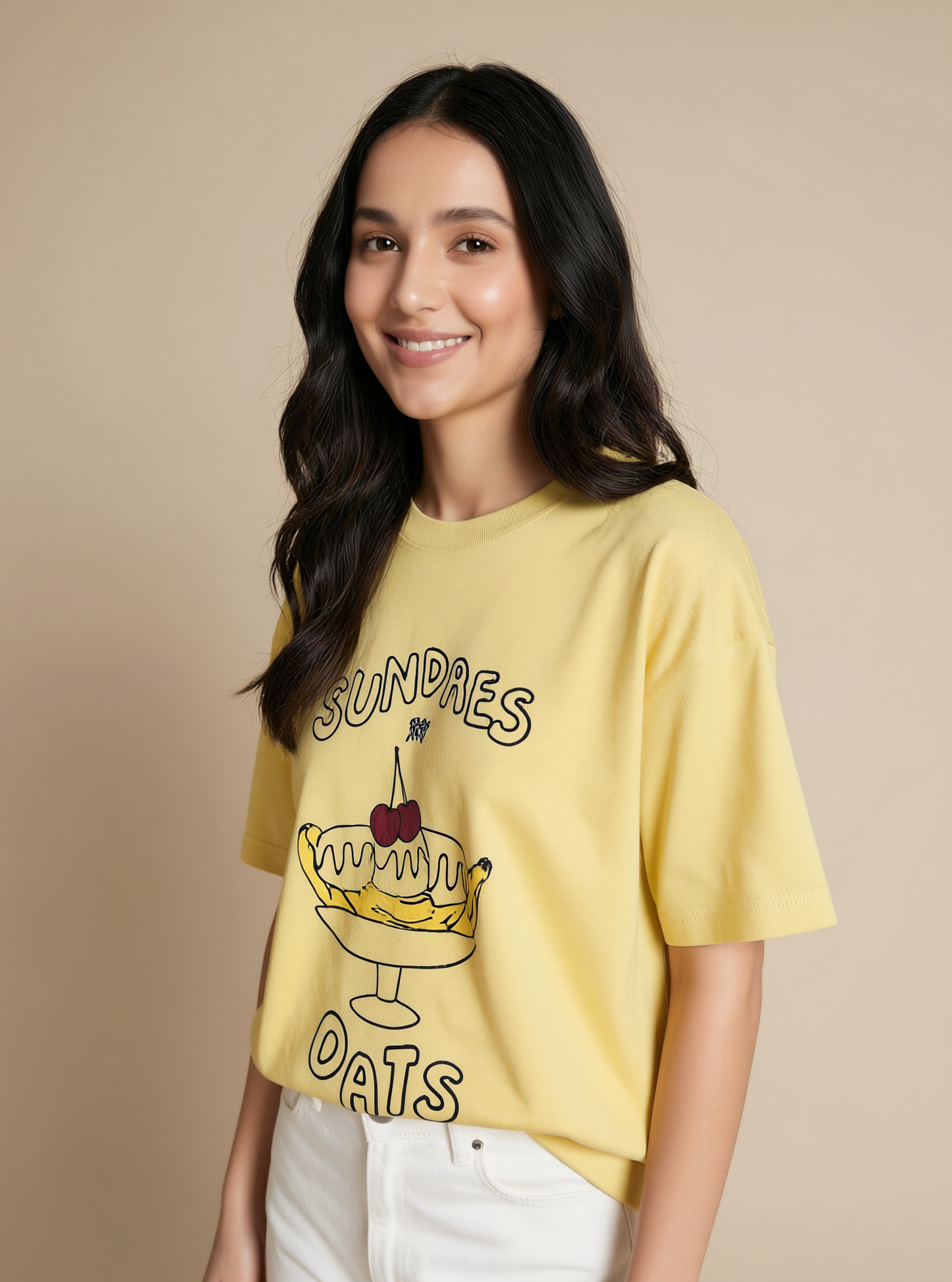 Adult Unisex Sundaes Organic Cotton Tee