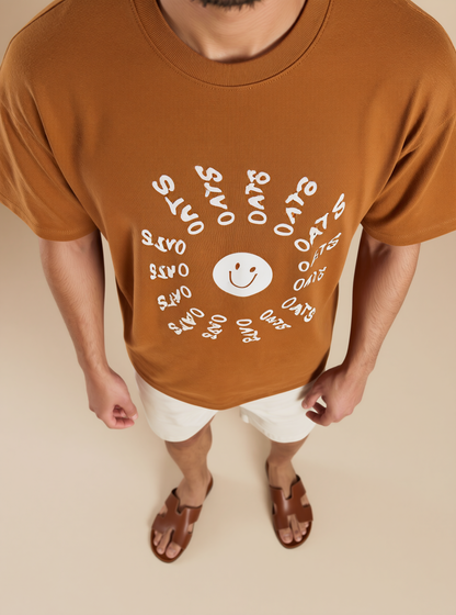 Adults Unisex Oats Original Organic Cotton Tee