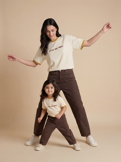 Adults Unisex Little Oats Treat Organic Tee