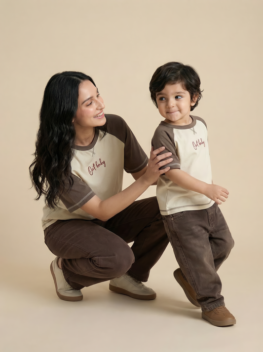 Adult Unisex Oat Baby Organic Cotton Tee